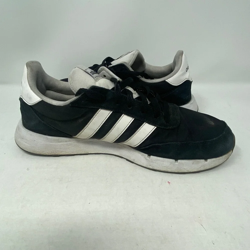 Adidas V Racer 2.0 Mens Sneakers Black White FZ0958 Low Top Shoes Size 10